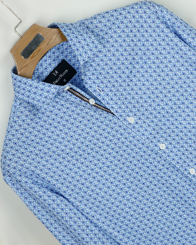 Luxury Print Stretch Shirt